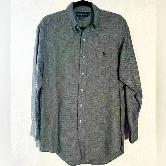 Ralph Lauren Other - Ralph Lauren Button Down Shirt Size 15.5 32/33 Yarnmouth 100% Cotton